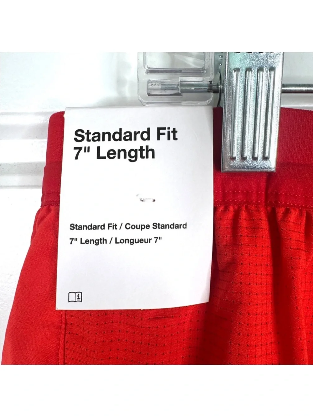 NIKE Dri Fit Flex Stride Running Shorts NEW Red Standard Fit 7” Length Size L